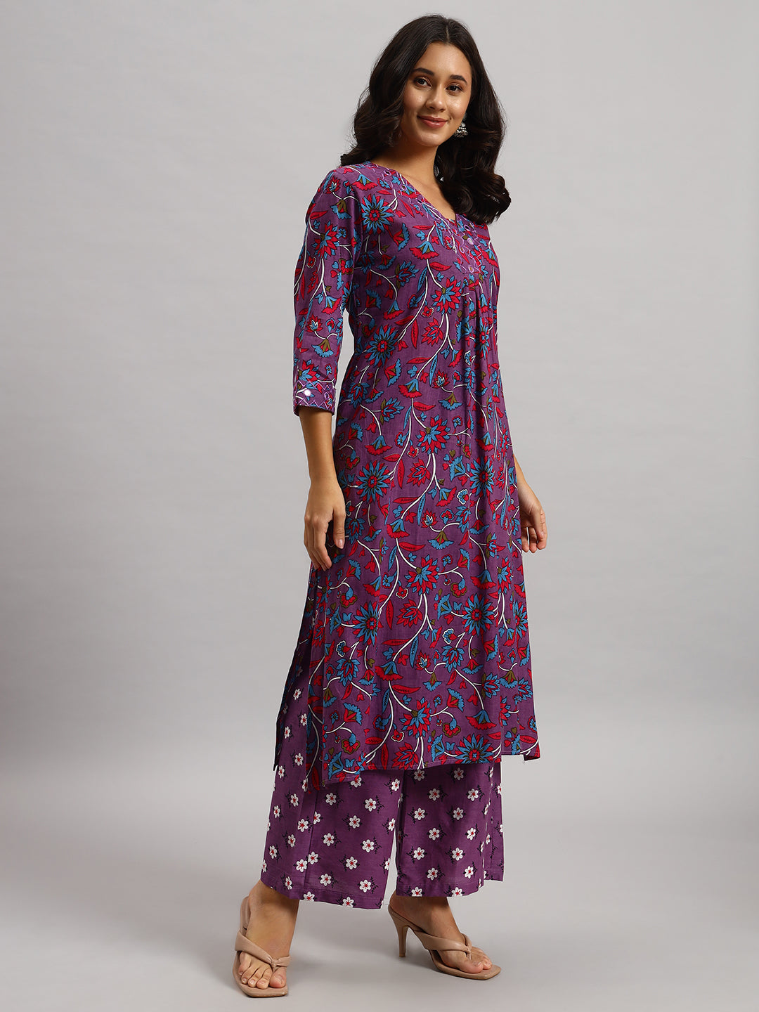 Cotton Kurti & Palazzo Set