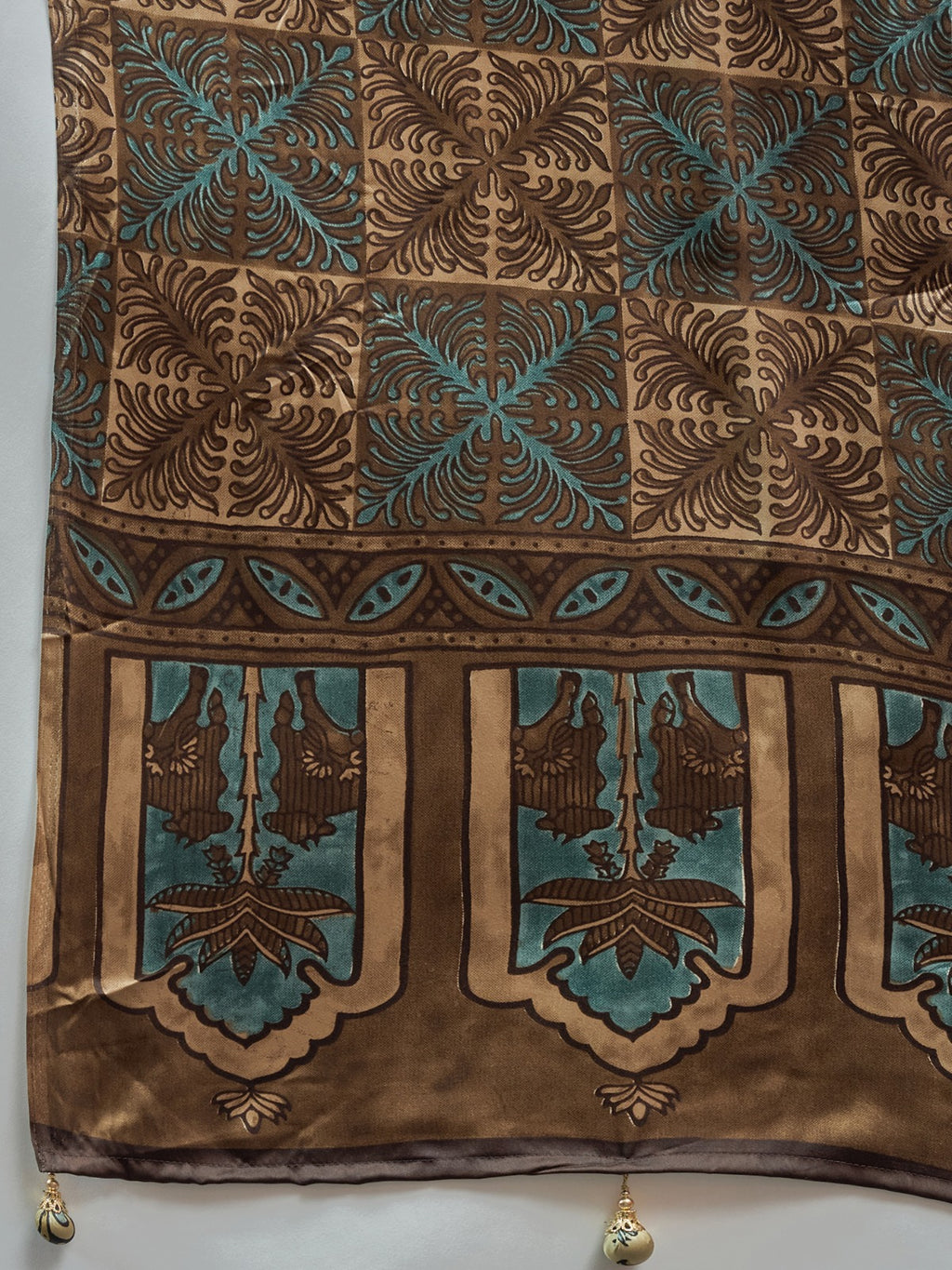 Traditional Modal animal printed silk Saree