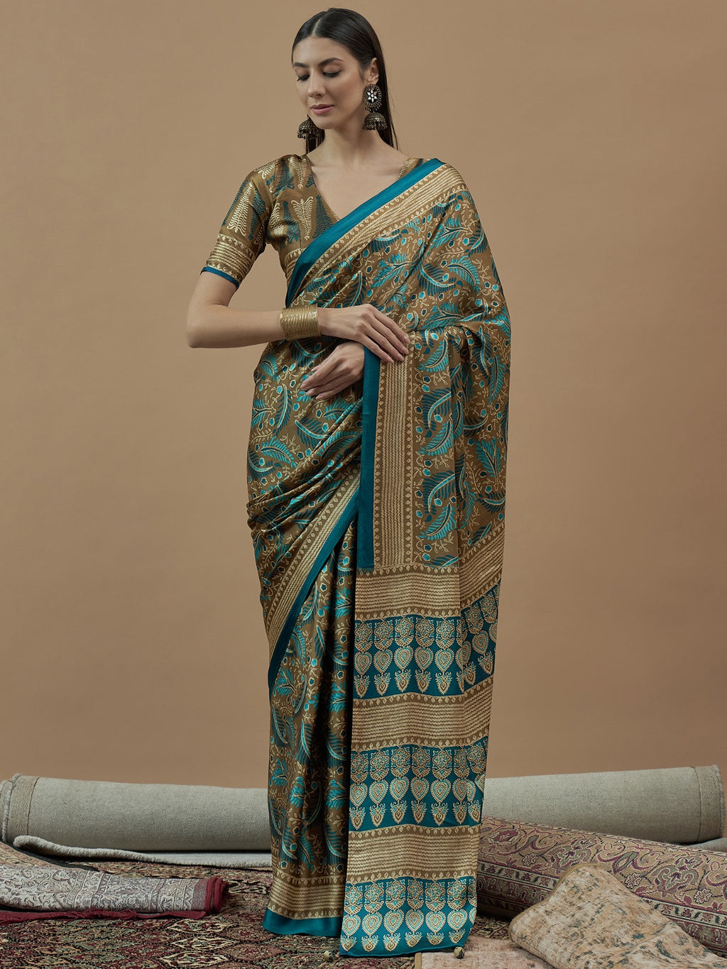 Traditional Modal Silk Printed Saree