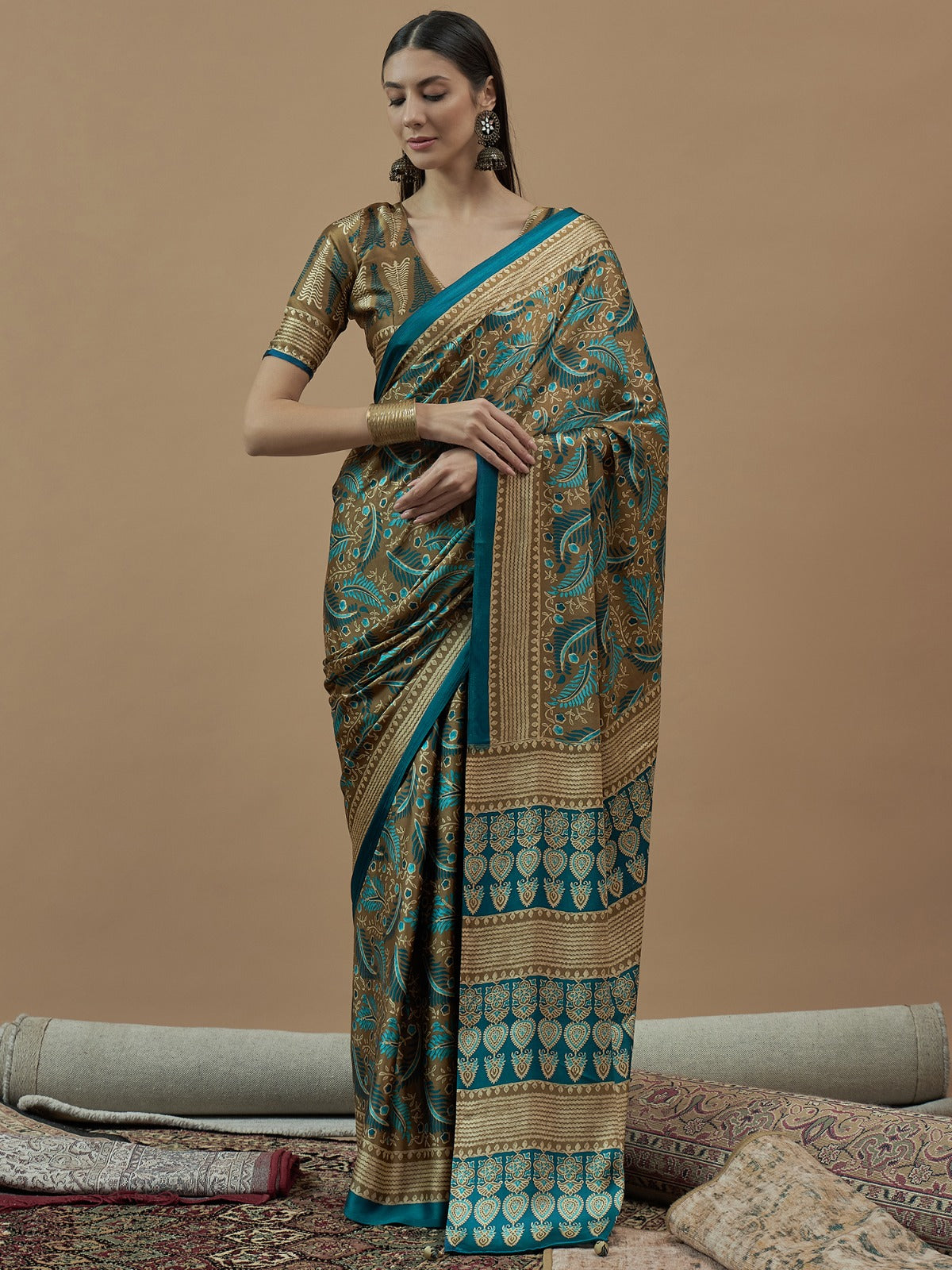 Traditional Modal Silk Printed Saree