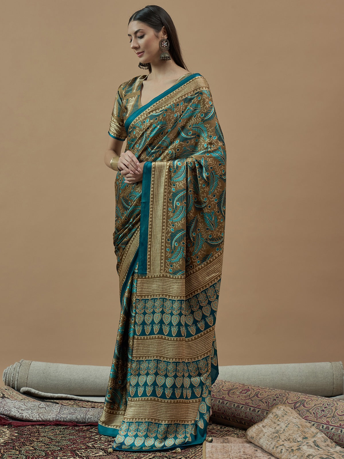 Traditional Modal Silk Printed Saree
