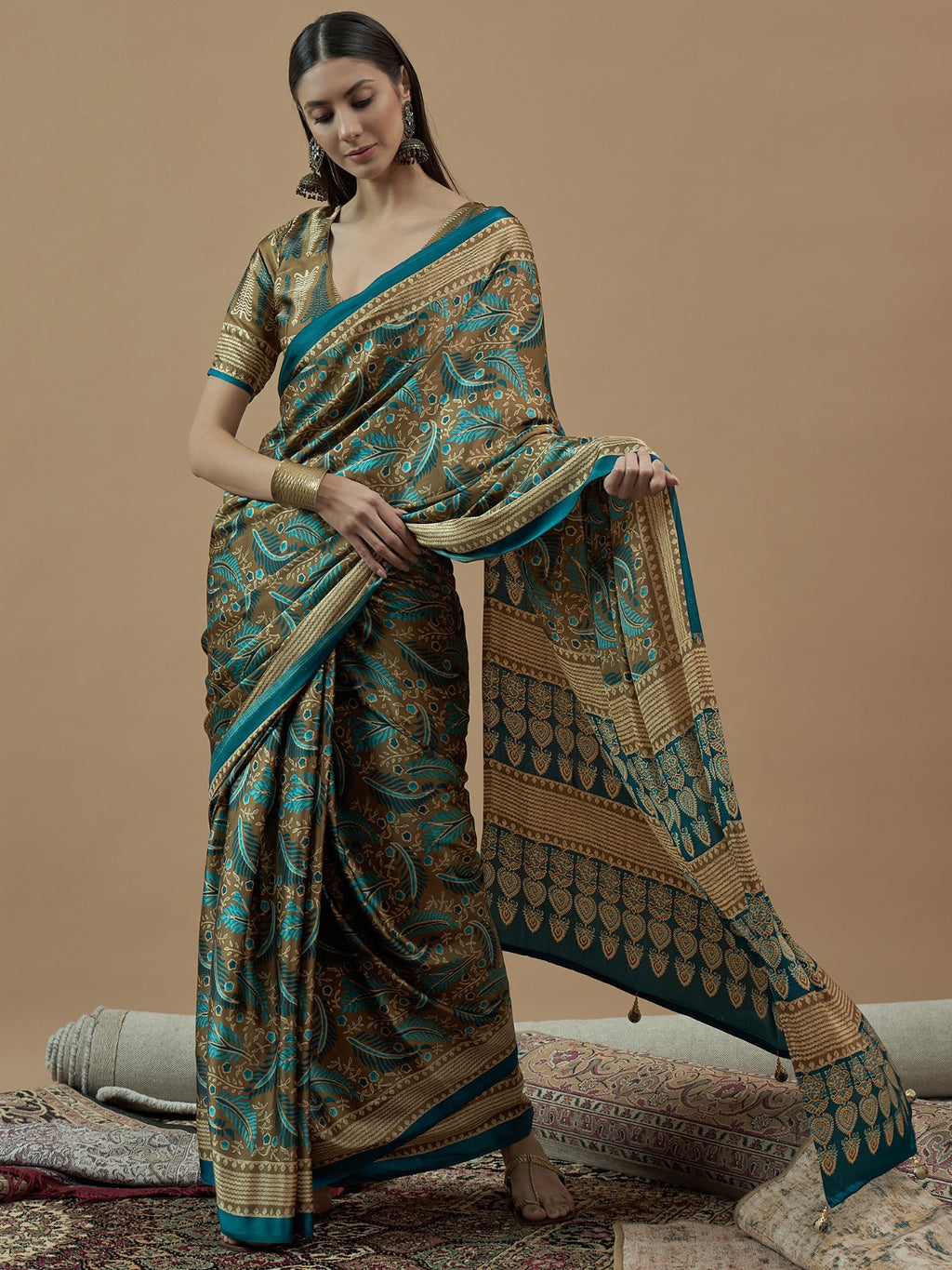 Traditional Modal Silk Printed Saree