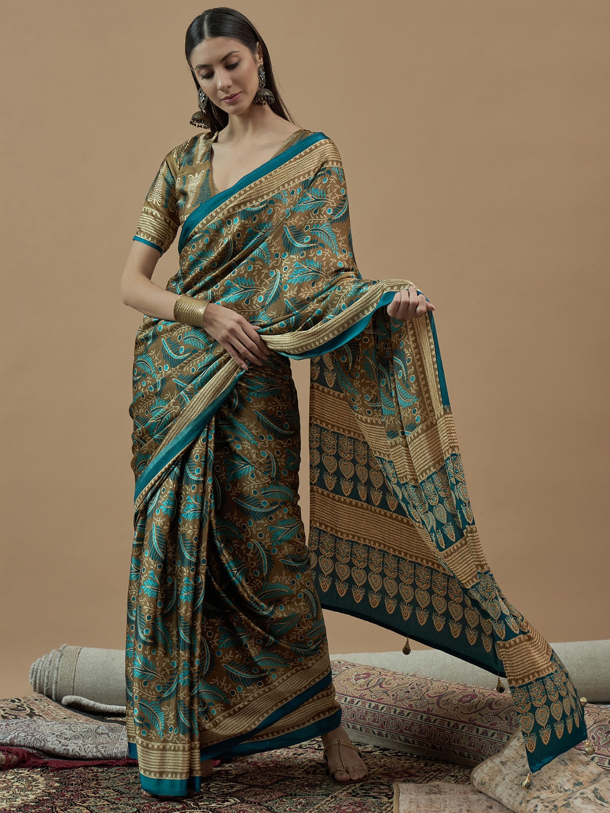 Traditional Modal Silk Printed Saree