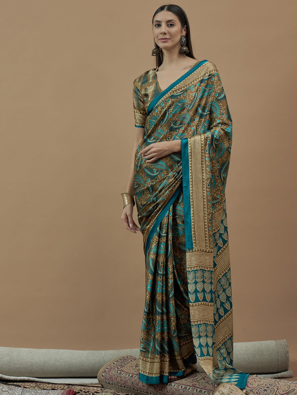 Traditional Modal Silk Printed Saree